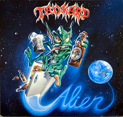 TANKARD - Alien album front cover vinyl record